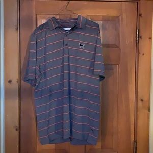 Collared black dog shirt